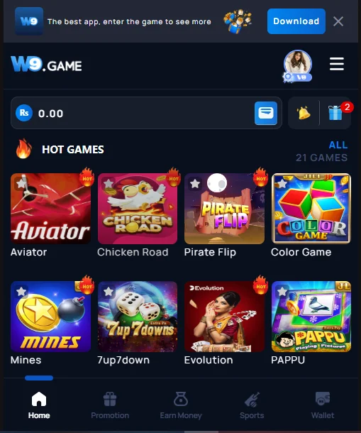 W9 Game Apk